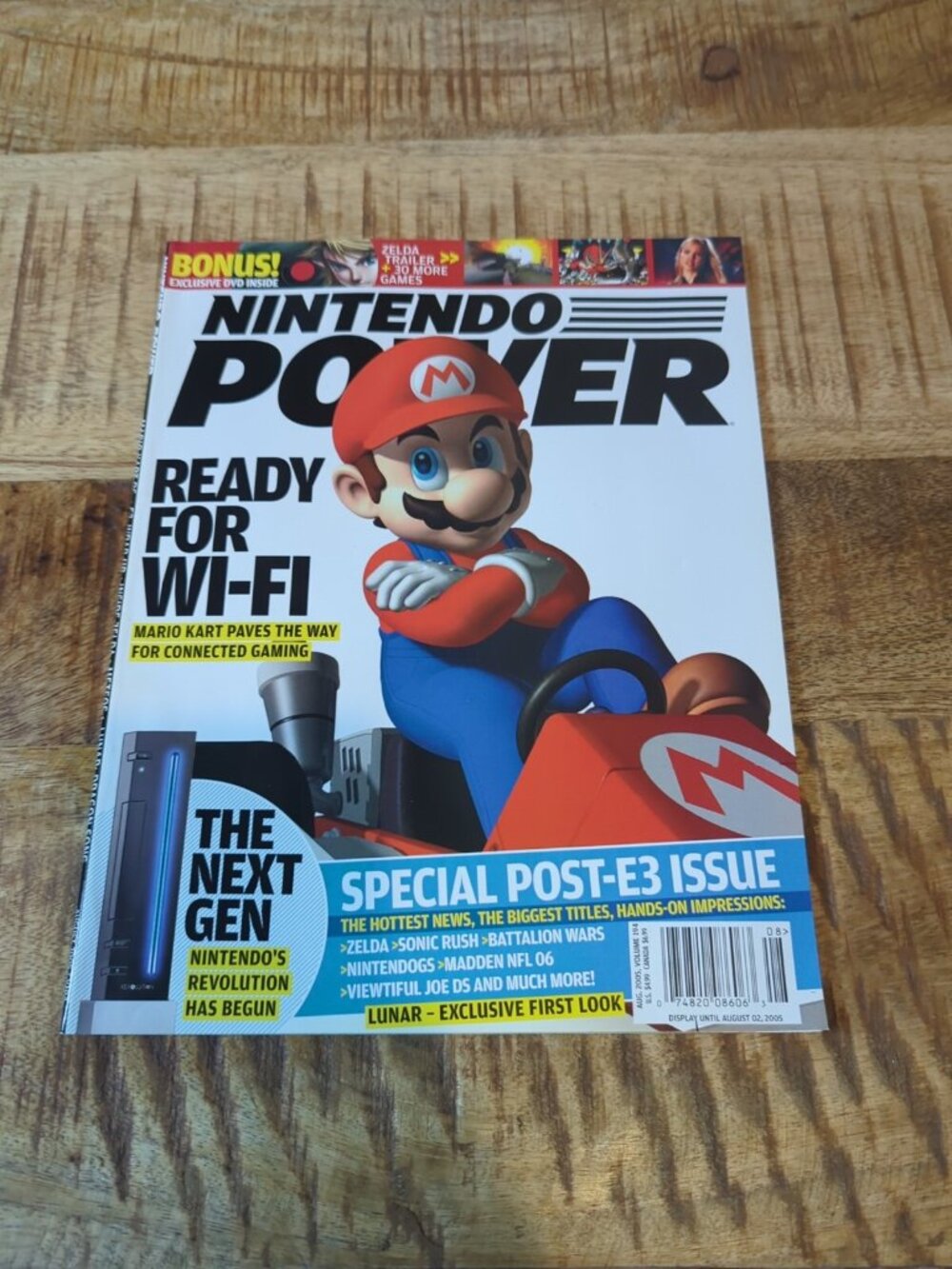 Nintendo Power Issue 194 August 2005 Twilight Princess poster NO DVD